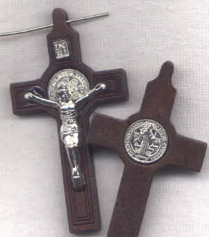 3-Way Crucifix - Antique Silvertone - 360 [360] - $1.24 USD : Ave Marias  Circle, Rosary Making Supplies