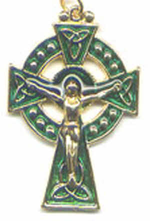 Papal and Celtic crucifixes
